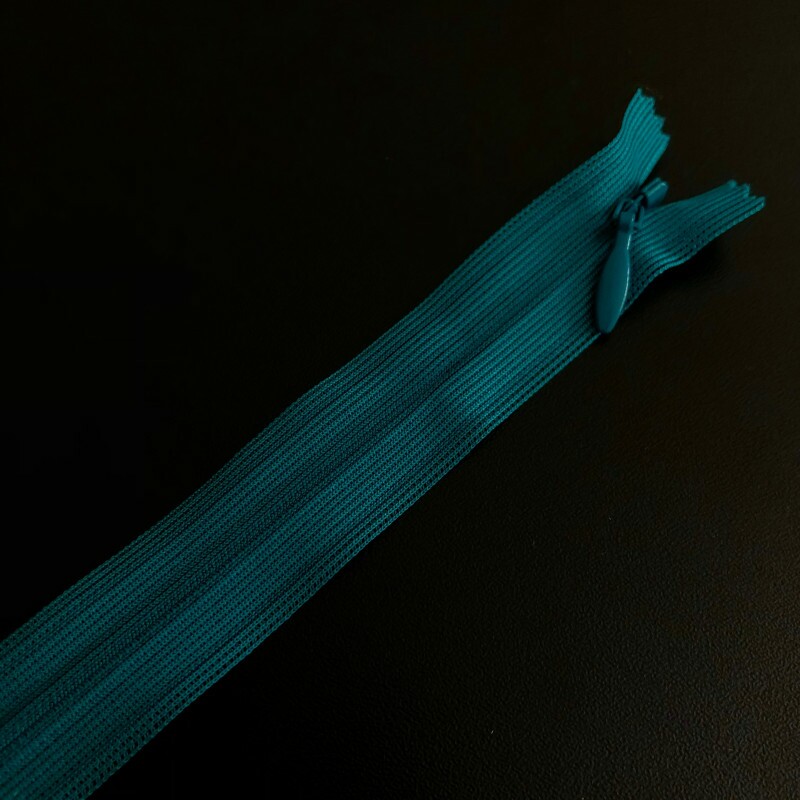 Zíper Invisível Fixo YKK - 20 cm 